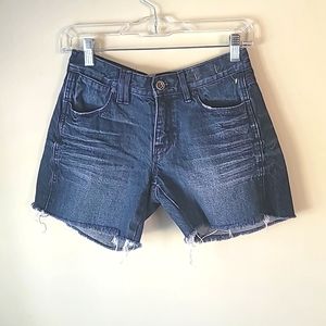 Madewell Cowgirl Cut off Denim Shorts SZ 25